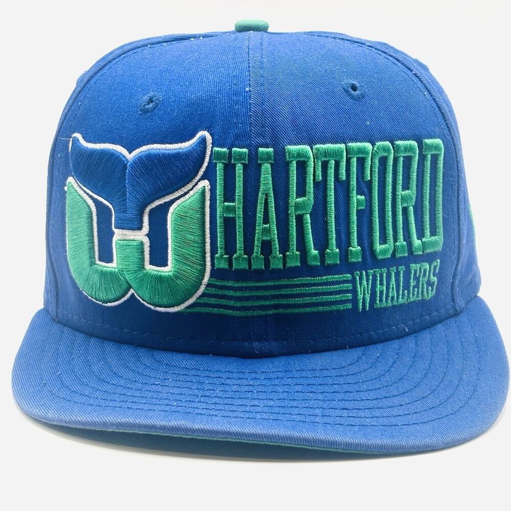 Hartford Whalers New Era Snapback NHL Green Blue Hockey Hat Cap